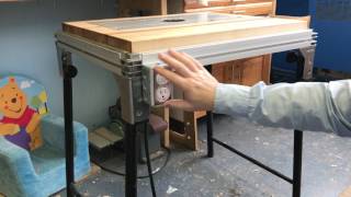 Router table switch - YouTube