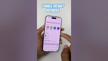 iPhone 16 - Change Default Browser