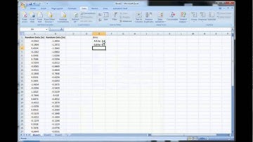 How to Construct a Histogram in Excel 2007