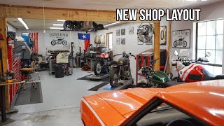 Shop spring cleaning. Much better layout