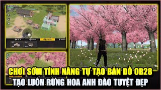 Free Fire | Chơi Sớm THIẾT KẾ BẢN ĐỒ OB28: Tạo Bản Đồ Toàn Cây Hoa Anh Đào Tuyệt Đẹp | Rikaki Gaming