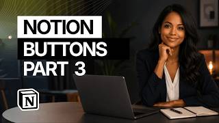 How To EASILY Add Customized Buttons In Notion - Part 3