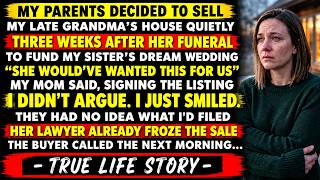MY PARENTS SOLD GRANDMA'S HOUSE TO FUND MY SISTER'S WEDDING — HER LAWYER ALREADY FROZE IT