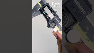 Changing the battery on calipers - YouTube