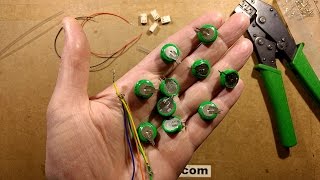 Supersimple DIY charger for NiMh button cells.