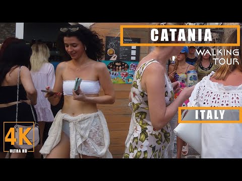 CATANIA, ITALY WALKING TOUR 4K | Italy Travel Guide 2023