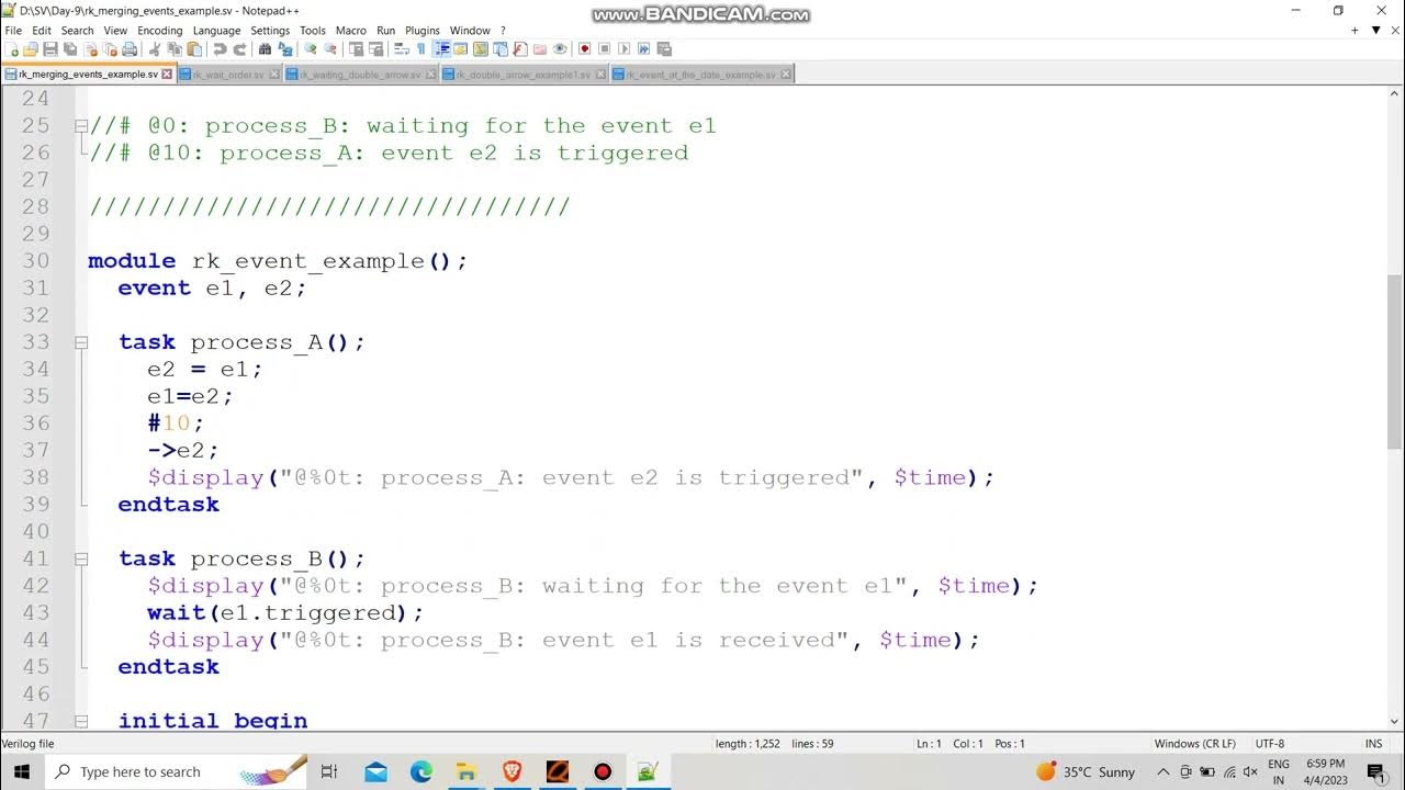 merging of events examples in interprocess communication of system ...