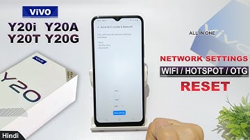 How to reset network settings in vivo y20t, y20g, y20a, y20i | vivo y20 reset wifi settings