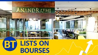 Anand Rathi Wealth lists on bourses screenshot 5