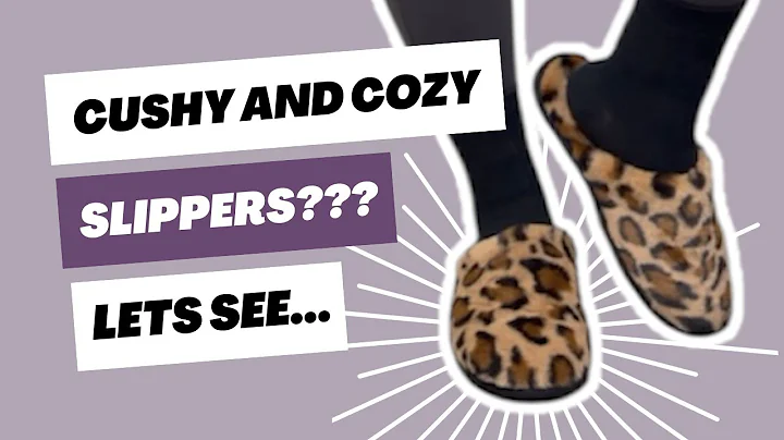 Soft & Fluffy Leopard Print Slippers That make perfect Gifts | Snug Leaves Cozy House Shoes