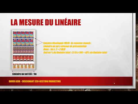 Mesure de la performance du linéaire 1