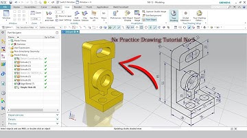Nx Practice Drawing Tutorial Exercise No:5