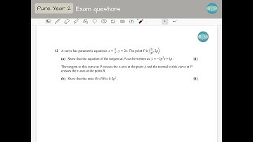 A-Level maths June 2022 Question 12 Paper 1 OCR