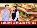 Easiest Keto Waffles Recipe | Karen and Eric Berg