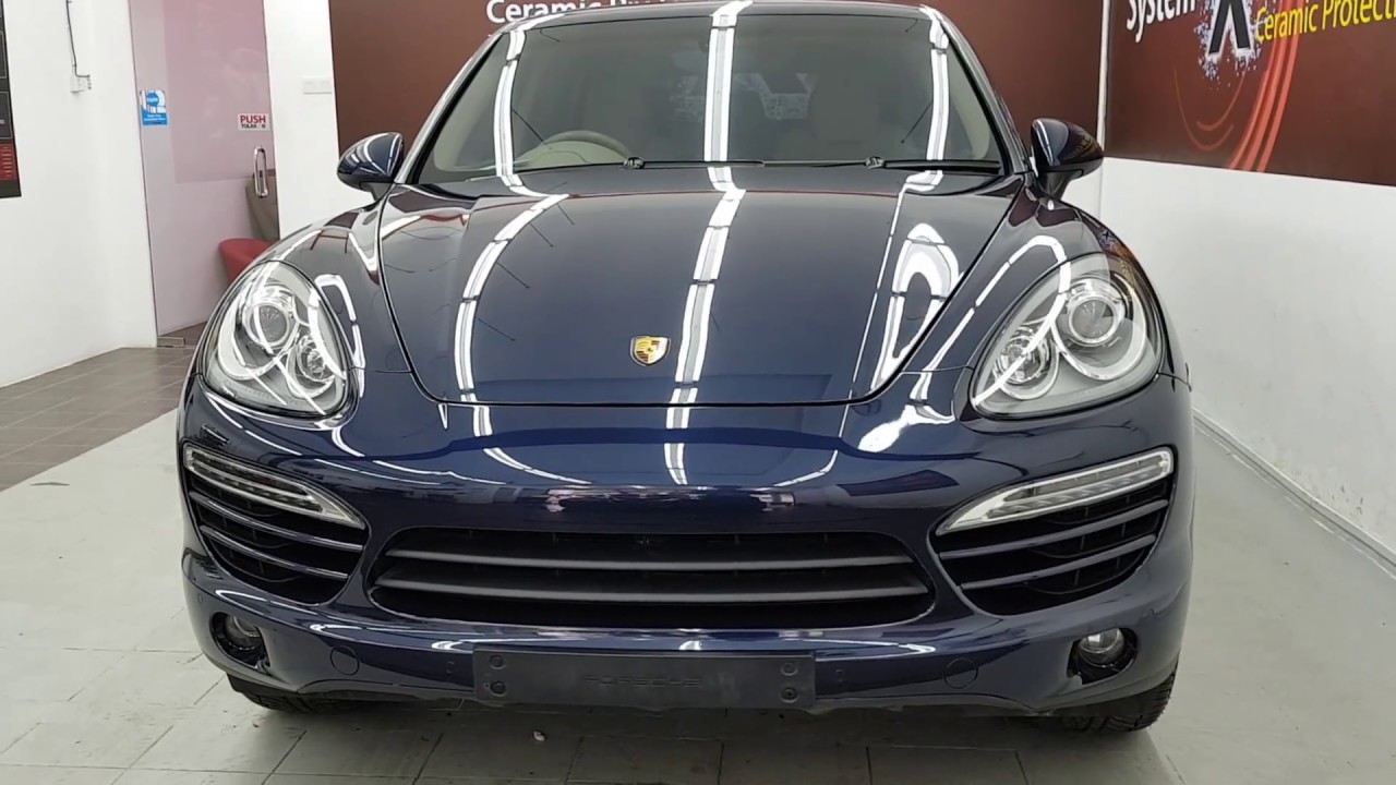 porsche cayenne Car Coating ( System X Pro Ceramic Coating )