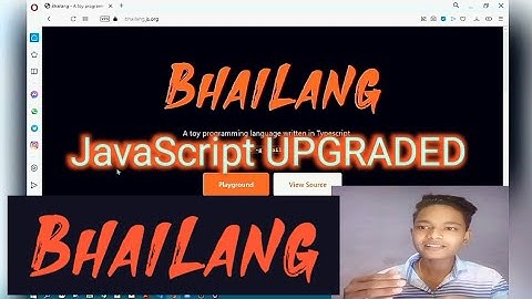 bhailang ❤️| JavaScript UPGRADED version 🌝🌝