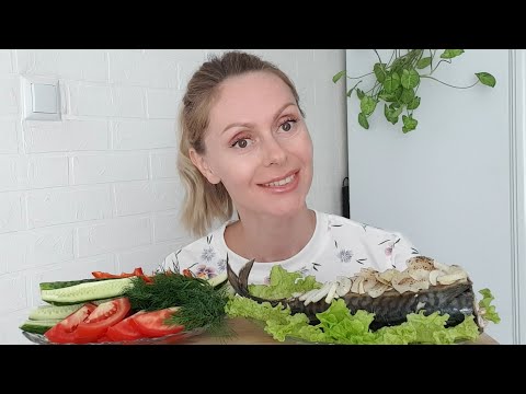 Отдала все деньги свекрови 😡😬🤔/ Запечённая скумбрия 🐟/ Мукбанг/ не АСМР