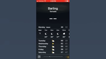iOS Weather Animation: Tornado (night)