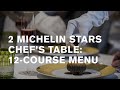 Chef's table at Ciel Bleu, 2 Michelin stars [2020]