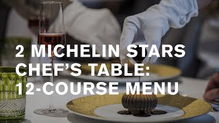 Ciel Bleu chef's table, 2 Michelin stars [2020]