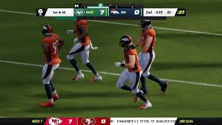 NFL madden 2023 | Franchise mode new york jets @ denver broncos