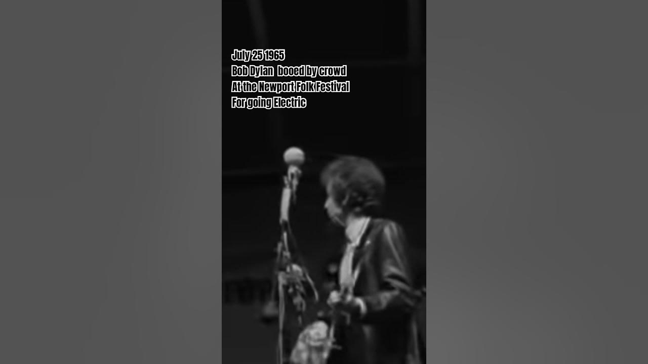 The 1965 Newport Folk Festival crowd HATED Bob Dylan for this..