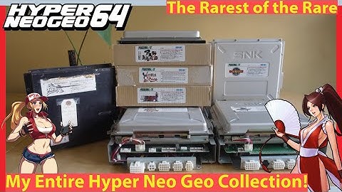 Rare Neo Geo Prototypes and More! My Entire Hyper Neo Geo 64 Collection