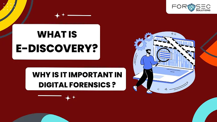 What is E-Discovery? I  Why is it important in digital forensics?