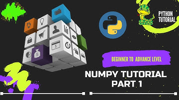 NumPy Tutorial  part 1: Beginner To  Advance level : Python Tutorial : install Numpy: NumPy Array