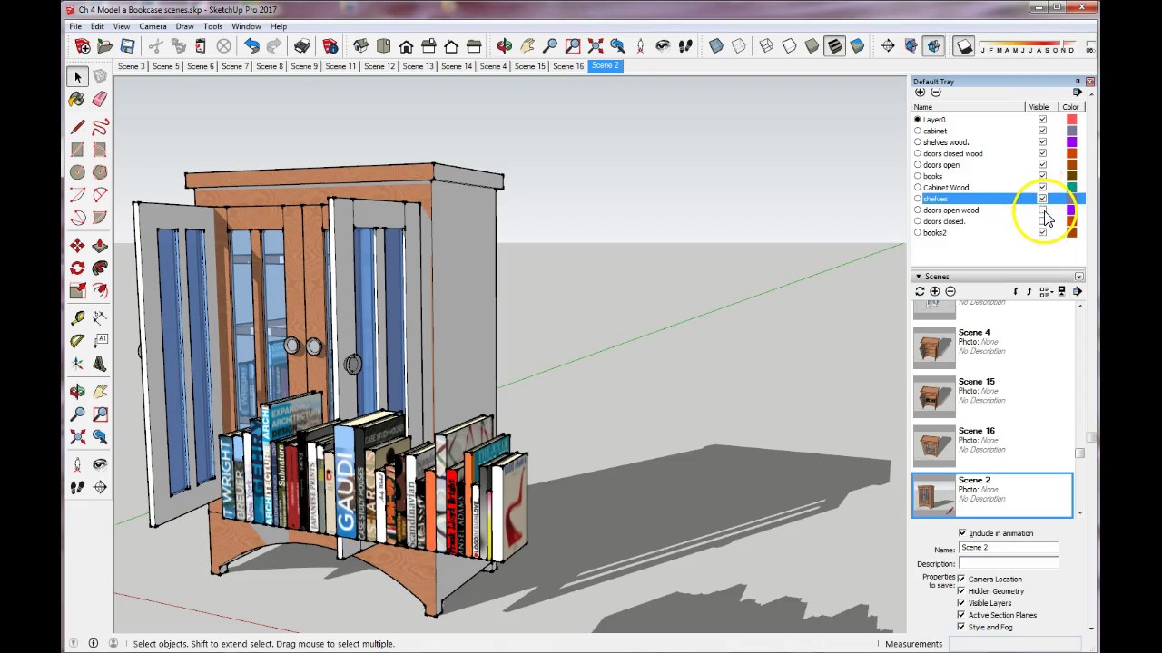 layers in sketchup make 2017