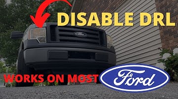 DIY! ForScan: How To Disable Daytime Running Lamps