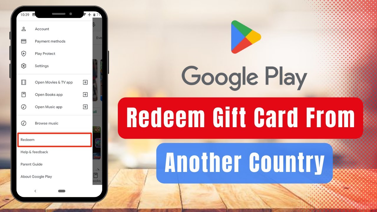 How to use a Google Play gift card