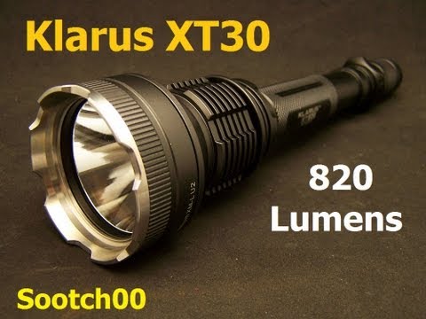 Klarus XT30 820 Lumen LED Flashlight: Long Range Illuminator!