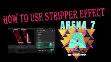 How To Use stripper Effect In #resolume #arena #tutorial