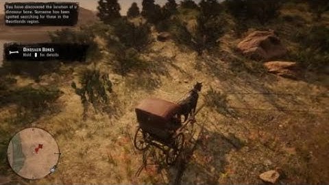 [RDR2] TIPS TRICKS // HoW To GeT NeW AuStin Dinosaur BoNes Using BuggY| UpDaTe 1.19