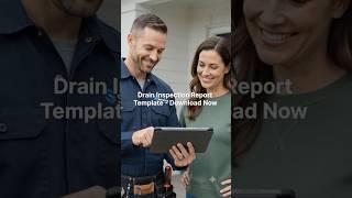 Drain Inspection Report Template |Documentation for Sewer &amp; Drain Service Companies #plumbing #viral