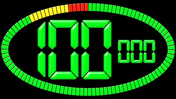 100 Second Countdown Timer With Royalty-Free Relaxing  Music  | Numbers 100 to 0 | Cool Timer |4K