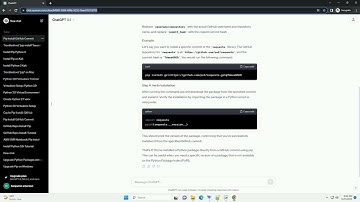 pip install github commit