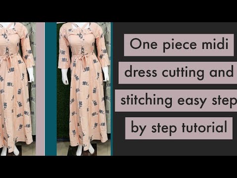 Pattern cutting 0.2 The dress with a high waistband into a pinafore dress –  Fabrickated