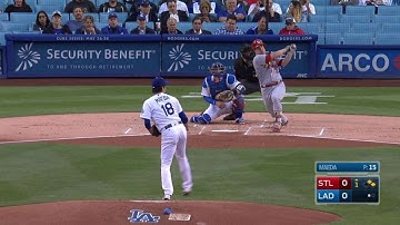 STL@LAD: Gyorko rips two-run double down the line