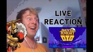 LIVE REACTION - Shovel Knight Dig + King Of Cards update trailer