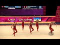 Ukraine (UKR) - 2019 Rhythmic Worlds, Baku (AZE) - Qualifications 3 Hoops + 2 Pairs Of Clubs
