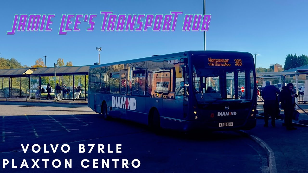 Diamond buses Volvo B7RLE Plaxton centro no 30952 on route 303