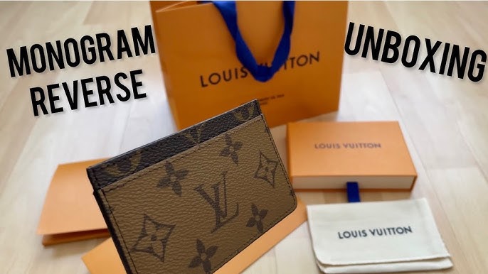 Louis Vuitton Unboxing Card Holder Monogram Reverse 