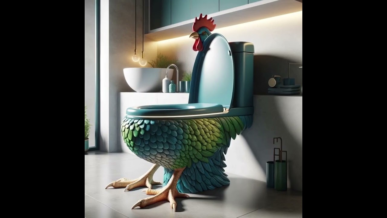 The conventional image of the bathroom tolits.