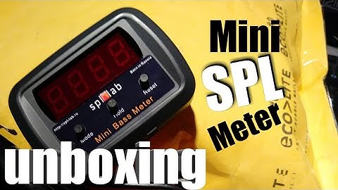 Unboxing spl labs mini bass meter