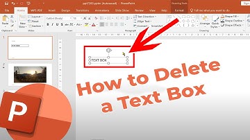 How to Delete a Text Box in PowerPoint