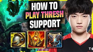 LEARN HOW TO PLAY THRESH SUPPORT LIKE A PRO! - T1 Keria Plays Thresh Support vs Renata! |