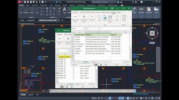 LookupXLS - lookup DWG texts and attribute values from Excel XLS tables
