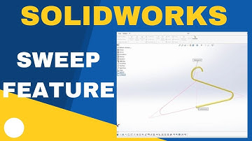 Creating Swept Shapes by using Sweep command in SolidWorks